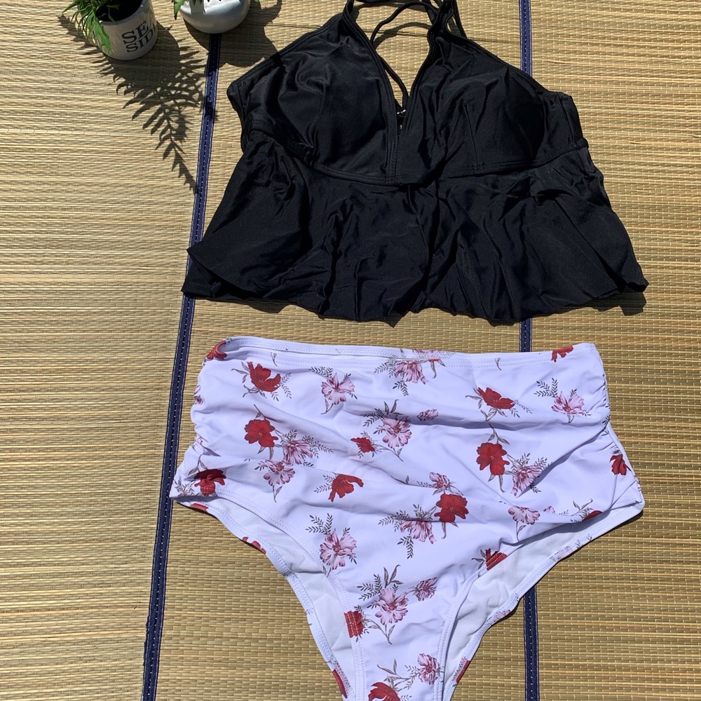 Brand New High Wasted Bikini Swim Suit